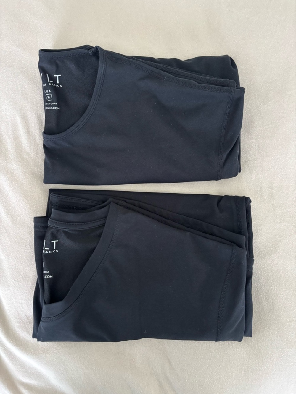 Lot of TWO: BYLT Basics Men's Short Sleeve Tees — Crew + V Neck
